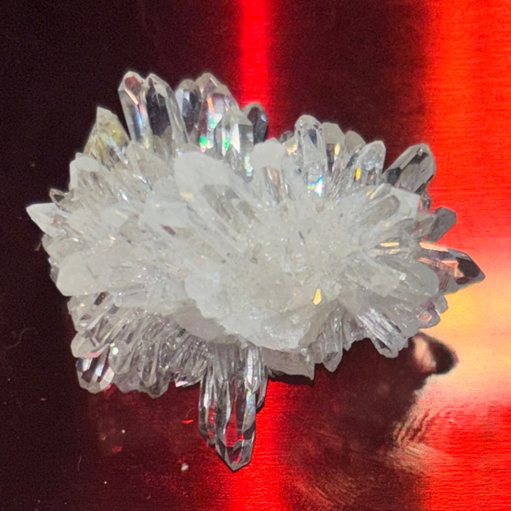 Lemurian quartz crystal